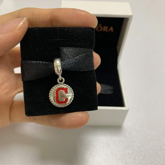 Pandora Cleveland Indians Baseball Charm - Picture 1 of 4